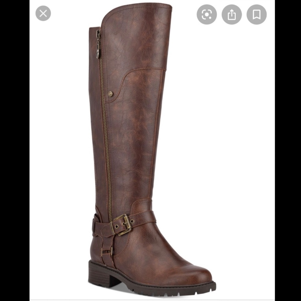 NWTO GBG brown tealin widecalf boots